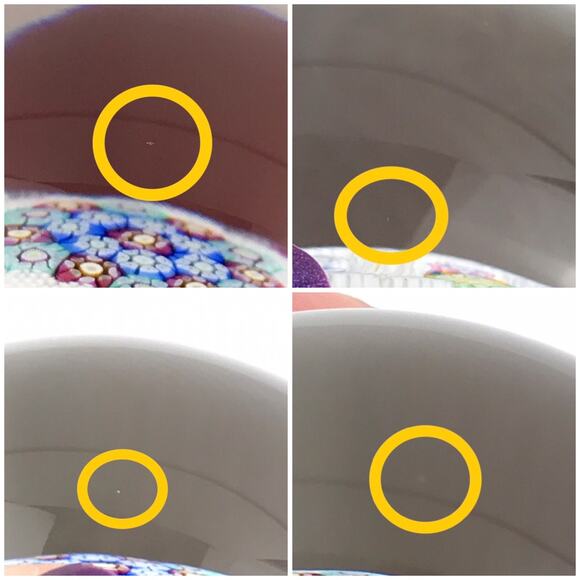 Perthshire PP161 1994 Millefiori Hexagon Cane Radial Twist LE Paperweight Cert - Picture 13 of 16